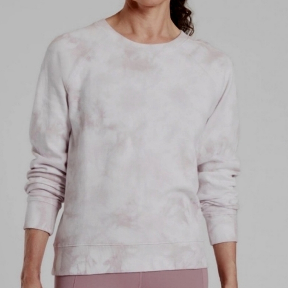 ATHLETA Sundown Sweatshirt Pink Tye Die Size Small - Picture 7 of 8